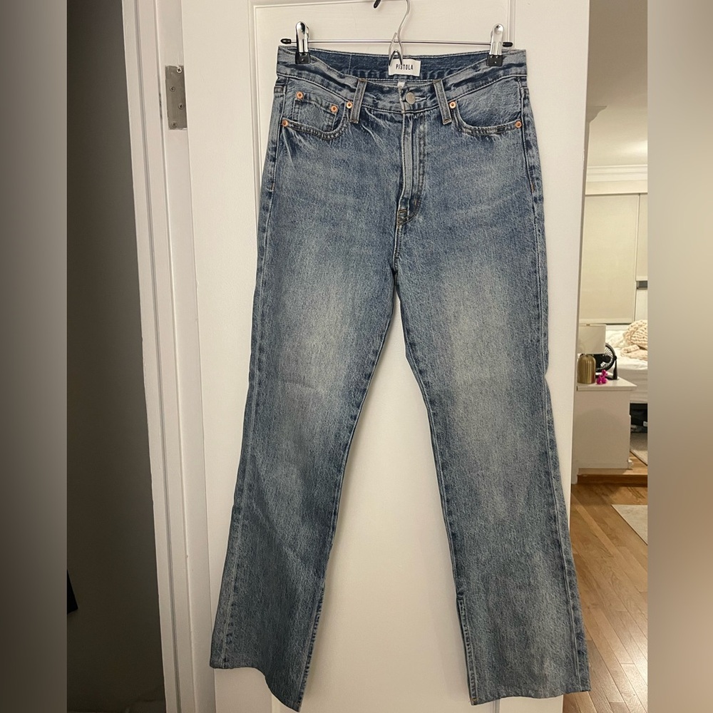 Never been worn Pistola acid wash jeans
